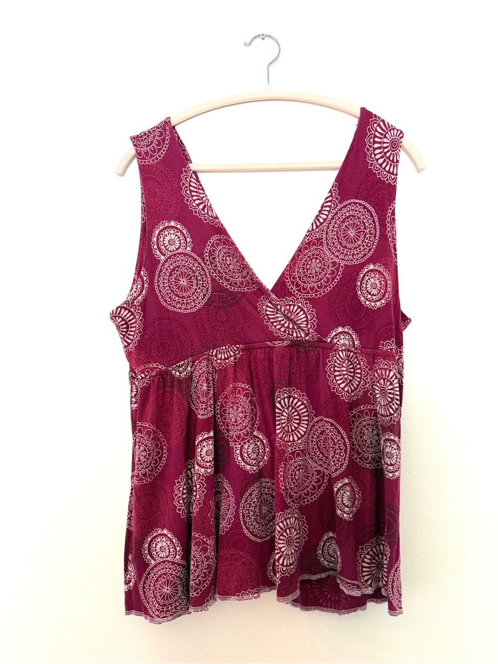 Boho Wrap Cami Babydoll Top